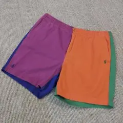 美品 BEAMS別注 ralph lauren ショーツ パステルカラー