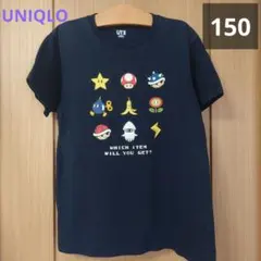 UNIQLO　ユニクロ　UT　スーパーマリオ　半袖Tシャツ　150　ネイビー