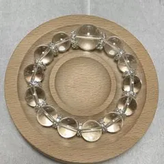 ホワイトクォーツ　クリスタル　上品 ブレスレット　アクセサリー　上品　希少　大玉