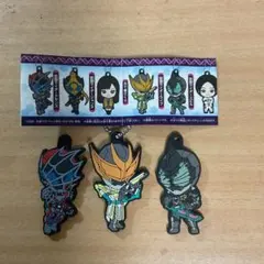 仮面ライダーリバイス ラバーマスコット ストラップ 3種セット