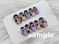 【ジェルネイルチップNo.53】ハロウィン　マグネットネイル