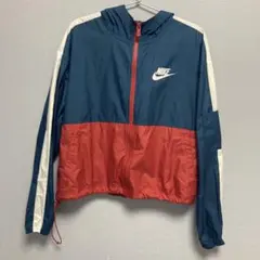 [ほぼ新品]Nike ウィンドブレーカー ネイビー 赤 L ユニセックス