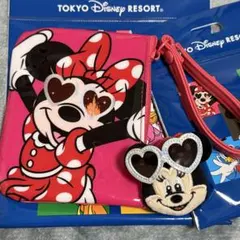 ディズニー リング ポーチ ミッキーマウスと仲間たち サングラス ミニー
