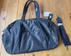 アニエスb ボストン　旅行バッグ　ネイビー