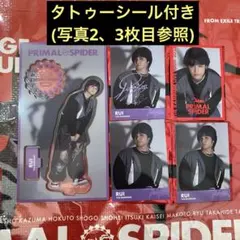 【与那嶺瑠唯　アクスタ、レア含むカード4枚、タトゥーシール】未使用