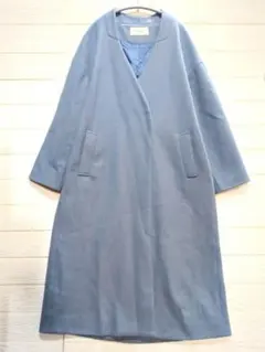 ロイヤルパーティ ロングコート ノーカラー F