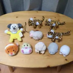 ミニぬいぐるみなど　まとめ売り10点 ベビーミッキー　くっつきぬいぐるみ