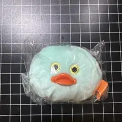 mojojojo 水色アヒルのぬいぐるみ ビーズチェーン付き