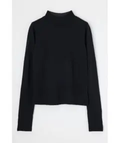 【rienda】ハイネックシアーニットトップス シアートップス