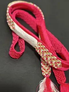 帯締め　成人式　振袖