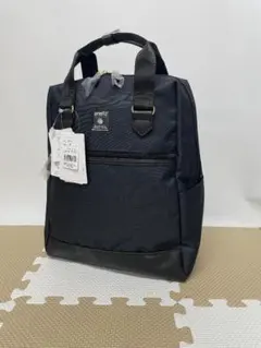 【旅行バッグにおススメ！】アネログランデ トート型リュック GHM0511 BKのサムネイル