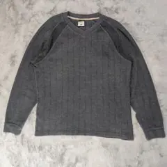 Columbia X.C.O 長袖カットソー ラグラン袖 Vネック グレー L