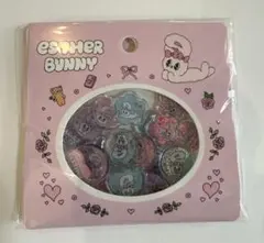 本日発送◎即購入◎エスターバニー おはじき風シール ピンク