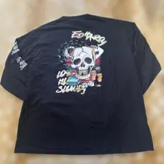 【最終値下げ】Ed Hardy エドハーディー　メンズ　スカル　ロンT サイズLのサムネイル