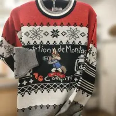 PAGELO 刺繍ニットセーター Mのサムネイル
