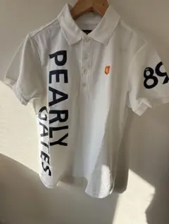 PEARLY GATES ホワイトポロシャツ