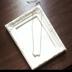 星型ネックレス シルバー色