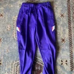 アディダス★90s デサント社製トラックパンツ　ジャージ　XO　刺繍ロゴ