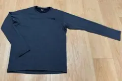 ノースフェイス L/S フラッシュドライ クルー チャコールグレー　Lサイズ
