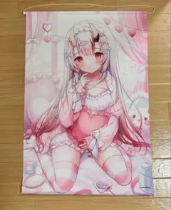 百鬼あやめ B2タペストリー ホロライブ torino先生 hololive - メルカリ