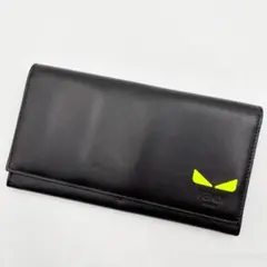 【極美品】フェンディ FENDI 長財布 バグズアイ モンスターアイ