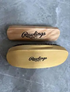 Rawlings 野球 グラブ用 ブラシ 2本セット　豚毛馬毛のサムネイル
