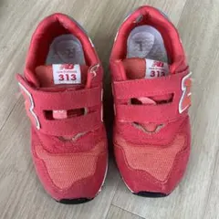 New Balance 313 キッズスニーカー オレンジ