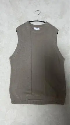 B-MING ベージュ ノースリーブ ニットベスト L