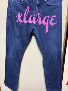 Xlarge フロントペイントデニム