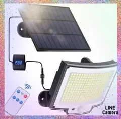 ソーラーライト 分離型 人感センサーライト 太陽光発電