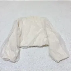 【NATURAL BEAUTY BASIC】ニット(01) アイボリー 透け袖