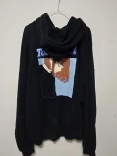 Tokyo Girl パーカー　ブラック　オーバーサイズ　プリント