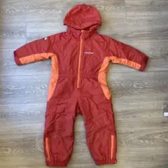 montbell 子供用スキーウェア サイズ100 赤/オレンジ