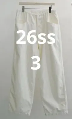 COMOLI コーデュロイドローストリングパンツ　サイズ3