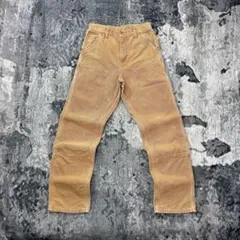 USA製 32×32 Carhartt ダブルニー B01 BRN 最高フェード - メルカリ