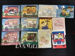 どうぶつの森　amiiboカード　サンリオコラボ　全6種セット　全6種シール付