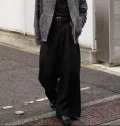 Massimo Corrado キッドモヘア ウール スラックス パンツ - メルカリ