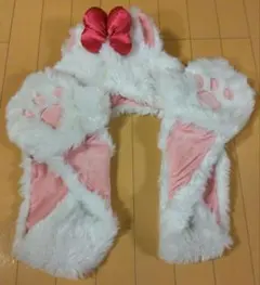 ディズニー マリーちゃんファンキャップマフラー