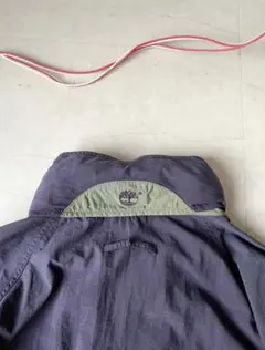old Timberland nylon anorak purple color