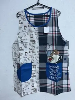 ★W854★新品　ディズニー　保育 エプロン トムとジェリー　M～L