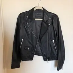 ほぼ新品　ユナイテッドアローズ　ラムレザー ライダースジャケット　　レディース