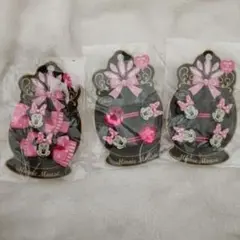 DISNEYミニーヘヤーゴムヘアクリップ３点セット