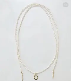 【新品未使用】2wayパールチョーカーネックレス/連パール