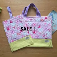セール！ハンドメイド　レッスンバック　シューズケース　プリンセス