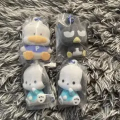 サンリオ ガチャ ふわわフロッキーマスコット2 ポチャッコ ばつ丸 ペックル