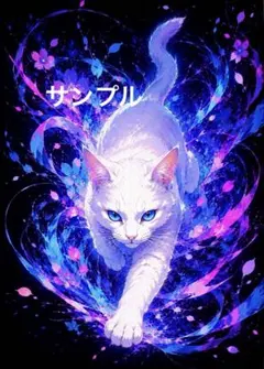【一作限り】月夜のゴシック白猫 白猫 ゴシック　猫アート K315 一作限り】月夜のゴシック白猫 白猫 ゴシック 猫アート K315 - メルカリ