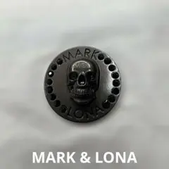 【美品】MARK&LONA★立体スカルゴルフマーカー★台座無し★ブラック★