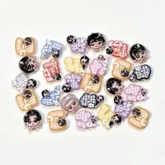 ネイルパーツ　スノーマン　まとめ売り