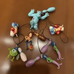 ディズニー ピクサー ROUND1ボーリング ストラップ 5種類セット