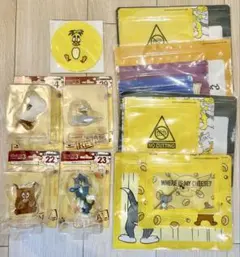 【お得】happyくじ トムとジェリー ファニーアートフィギュア4セットとおまけ